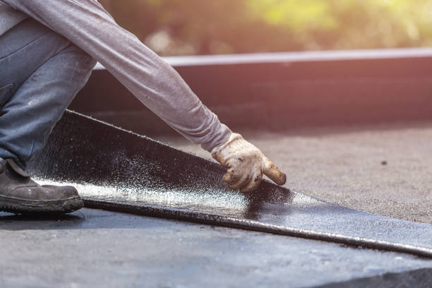 Professional Waterproofing technician working in Wapakoneta, OH
